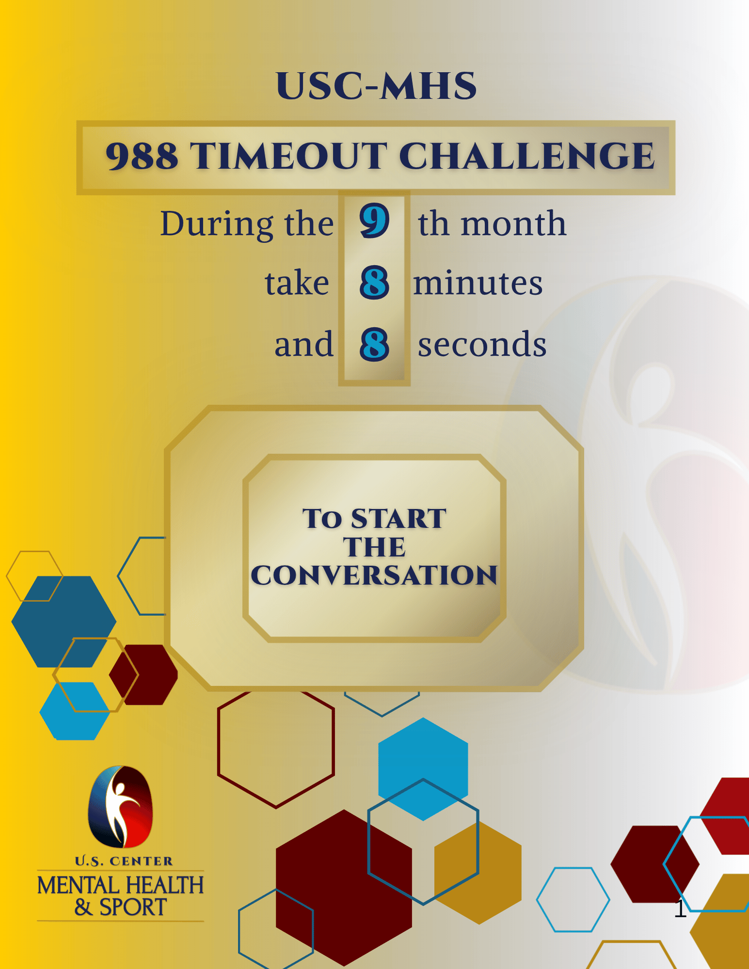 Cover page of the 988 Timeout Challenge Toolkit